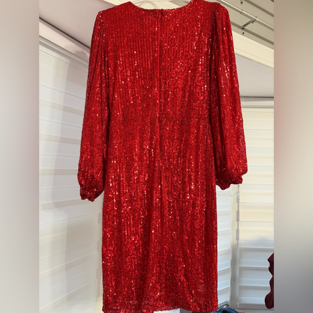Ivy City Co. Holiday Sequin Dress - Picture 7 of 8
